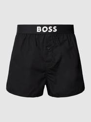 Boxershorts mit Label-Print von BOSS Schwarz - 25