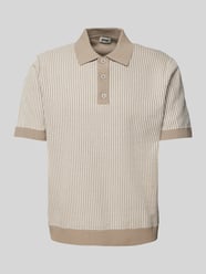 Regular fit poloshirt met knoopsluiting, model 'TAMIAN 10' van Drykorn Beige - 15