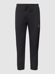 Sweatpants mit Label-Print von Paul & Shark Grau / Schwarz - 34