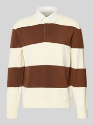 Koszulka polo o kroju regular fit z wzorem w paski od GANT - 3