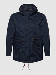 PLUS SIZE Jacke mit Label-Patch Modell 'LORCA' von ONLY CARMAKOMA Blau - 4