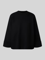 relaxed fit gebreide pullover van viscosemix model 'OKTOBER' van COMMA - 2