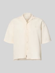 Relaxed Fit Leinenhemd mit Label-Stitching von ANOTHER COTTON LAB Beige - 31