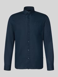 Regular Fit Freizeithemd mit Leinen-Anteil von Matinique - 1