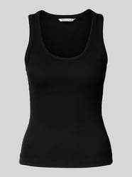 Slim Fit Tank Top in Rippoptik von Tom Tailor Denim - 14