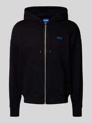 Sweatjacke mit Logo-Print Modell 'Nardimez' von Hugo Blue Schwarz - 22