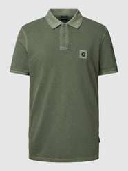 Poloshirt in unifarbenem Design Modell 'Phillip' von Strellson Grün - 14
