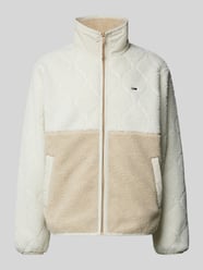 Sherpa Jacket mit Strukturmuster Modell 'ESSENTIAL' von Tommy Jeans Beige - 9