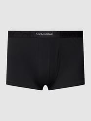 PLUS SIZE Trunks mit mittelhohem Bund und Label-Muster von Calvin Klein Underwear Plus Schwarz - 33