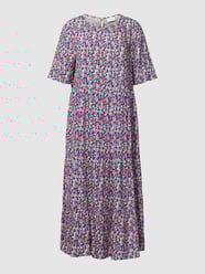 Midikleid aus Viskose mit floralem Print Modell 'PADDINA' von Vila Pink - 7