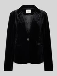 Blazer mit Reverskragen Modell 'VELVETTY' von ICHI Schwarz - 34