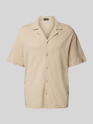Freizeithemd mit Label-Stitching von Emporio Armani Beige - 27