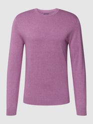 Pullover mit geripptem Rundhalsausschnitt von MCNEAL Lila - 23