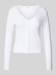 Longsleeve in Ripp-Optik mit Knopfleiste von Levi's® - 19
