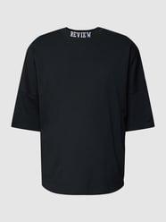 T-Shirt mit Label-Stitching von REVIEW Schwarz - 28