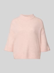 Strickshirt mit überschnittenen Schultern Modell 'Pafinna' von OPUS Pink - 13
