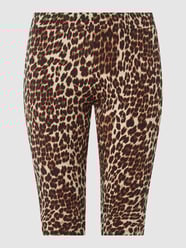 PLUS SIZE legging met korte pijpen, model 'Cartime Life' van ONLY CARMAKOMA Bruin - 14