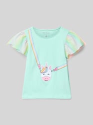T-shirt met motiefprint van Blue Seven - 8