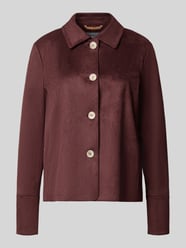 Regular Fit Blazer in Velours-Optik von White Label Bordeaux - 6
