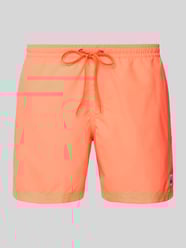 Badehose mit Label-Detail und elastischem Bund von Quiksilver Orange - 2