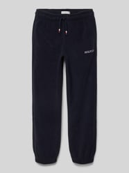 Sweatpants mit Logo-Stitching Modell 'POLAR' von Tommy Hilfiger Teens Blau - 12