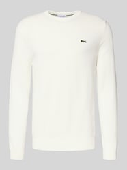 Regular Fit Strickpullover aus Baumwoll-Mix von Lacoste - 14