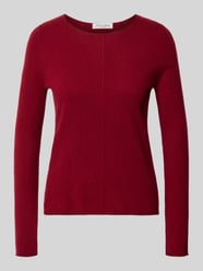 Regular Fit Strickpullover aus reinem Kaschmir von Christian Berg Woman Bordeaux - 3