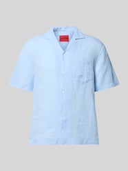 regular fit vrijetijdsoverhemd van puur linnen model 'EXOLINO' van HUGO - 5