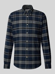 Tailored Fit Freizeithemd mit Button-Down-Kragen Modell 'Betsom' von Barbour Grau - 7