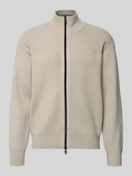 Regular Fit Strickjacke aus Woll-Mix Modell 'KRATALO' von BOSS Orange Beige - 2