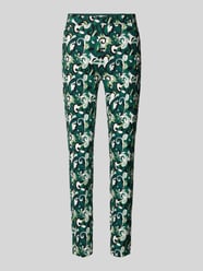 Spodnie z elastycznym pasem od Christian Berg Woman Zielony - 46