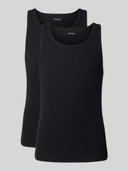Tanktop in riblook met ronde hals van MCNEAL - 38