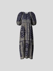 Midikleid mit Paisley-Dessin von The Great Blau / Türkis - 5