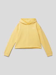 Hoodie mit Label-Print Modell 'ELICIA' von Pepe Jeans Gelb - 18