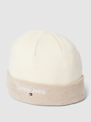 Beanie mit Label-Stitching von Tommy Jeans Weiß - 3