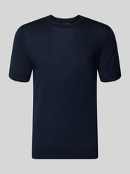 Strickshirt mit Rundhalsausschnitt und 1/2-Arm von OLYMP Level 5 - 34