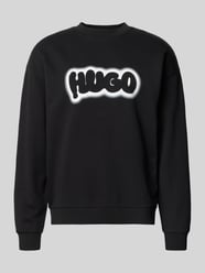 Regular fit sweatshirt van puur katoen, model 'NEWIREX' van Hugo Blue - 26