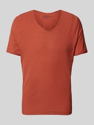 T-Shirt mit V-Ausschnitt von MCNEAL Orange - 35