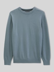 Regular Fit Pullover aus Baumwoll-Mix mir Schurwoll-Anteil von Marc O'Polo - 40