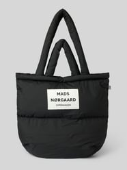 Handtasche mit Label-Patch von MADS NØRGAARD Schwarz - 2