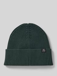 Beanie van puur katoen met omslag van Marc O'Polo - 7