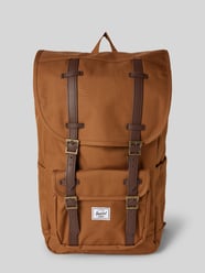 Rugzak met labeldetail, model 'Little America™' van Herschel Bruin - 38