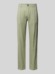 Tapered Leinenhose mit Bundfalte Modell 'OSBY JOGGER' von Marc O'Polo - 1