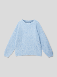 Strickpullover mit überschnittenen Schultern von Mango Blau - 31