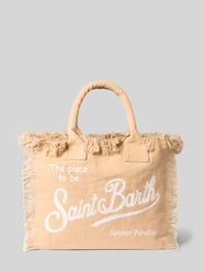 shopper met labelprint en franjes model 'VANITY' van MC2 Saint Barth - 17