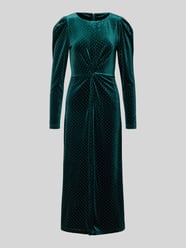 Cocktailjurk van fluweel met mohair, model 'HELLA' van YAS - 14