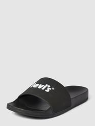 Slides mit Label-Print Modell 'JUNE' von Levi’s® Acc. Grau / Schwarz - 41