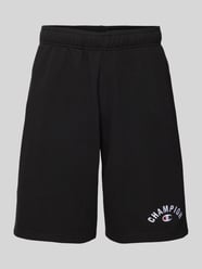 Baggy fit sweatshorts met labelstitching van CHAMPION - 46