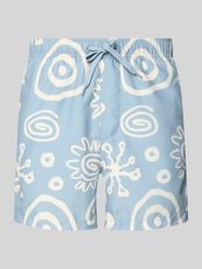 Badehose mit Allover-Muster Modell 'PRINT' von ONLY & SONS - 11