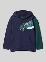 Hoodie mit Label-Print von Blue Seven Blau - 10